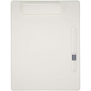 Clast A4 clipboard with magnetic closure and RCS recycled ballpoint pen (black ink), white