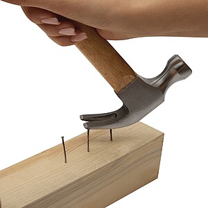 Claw hammer, silver|brown