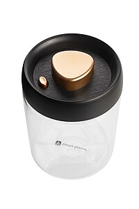 Clear vacuum glass jar 900ml Bottom: 10.5cm Caliber: 10cm Height: 13.5cm