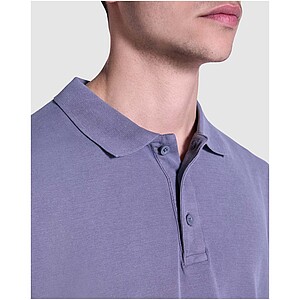 Cobain short sleeve unisex polo, dark grey