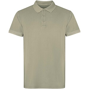 Cobain short sleeve unisex polo, khaki