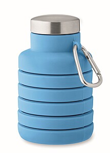 Collapsible bottle 500ml, baby blue