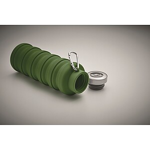 Collapsible bottle 500ml, dark green