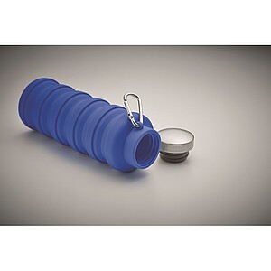 Collapsible bottle 500ml, royal blue