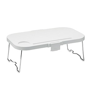 Collapsible silicone picnic basket with PP table top