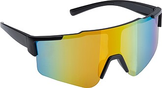 Colorfully mirrored sunglasses, black