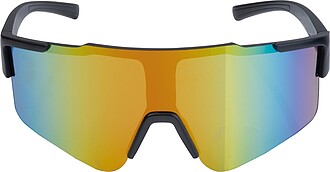 Colorfully mirrored sunglasses, black