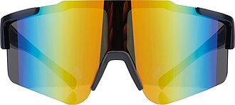 Colorfully mirrored sunglasses, black