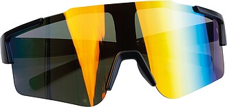Colorfully mirrored sunglasses, black