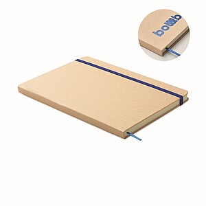Colour revealing A5 notebook, blue