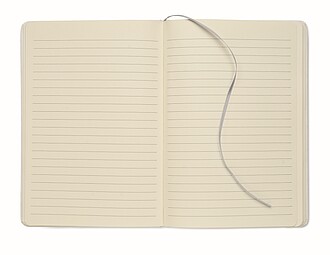 Colour revealing A5 notebook, silver