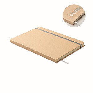 Colour revealing A5 notebook, silver