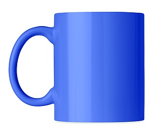 Coloured ceramic mug in box