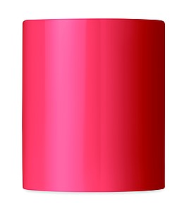 Coloured ceramic mug in box