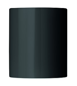 Coloured ceramic mug in box