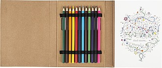 Colouring folder for adults