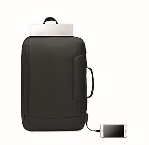 Computer backpack in 300D RPET