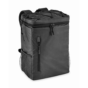 Cooler backpack in 600D RPET, black