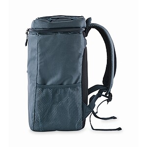 Cooler backpack in 600D RPET, blue