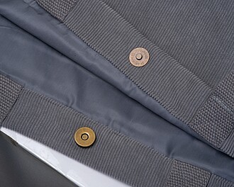 Cord shopper, 250 g/m2, grey