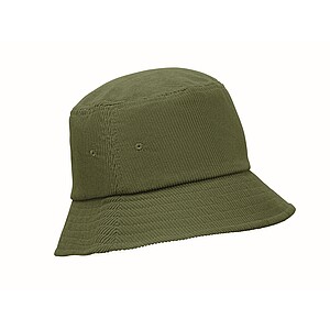 Corduroy bucket hat, army green