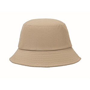 Corduroy bucket hat, beige