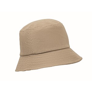 Corduroy bucket hat, beige