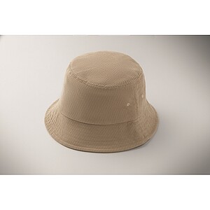Corduroy bucket hat, beige