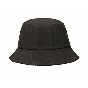 Corduroy bucket hat, black
