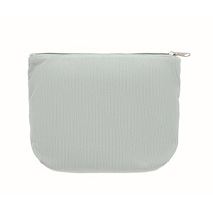 Corduroy cosmetic bag, baby blue