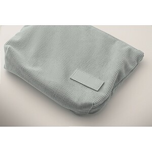 Corduroy cosmetic bag, baby blue