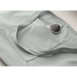 Corduroy large shopping bag, baby blue