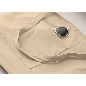 Corduroy large shopping bag, beige