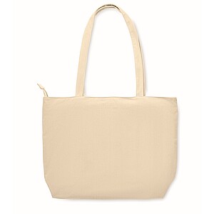 Corduroy large shopping bag, beige