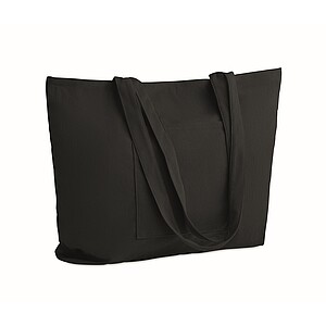 Corduroy large shopping bag, black