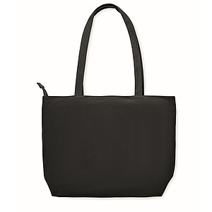 Corduroy large shopping bag, black