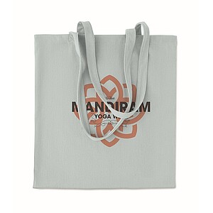 Corduroy shopping bag, baby blue