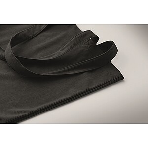 Corduroy shopping bag, black