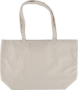 Corduroy tote bag Tino, beige