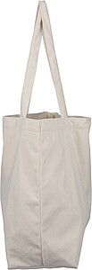 Corduroy tote bag Tino, beige