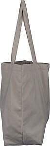 Corduroy tote bag Tino, grey