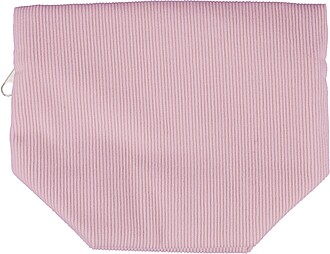 Corduroy zippered cosmetic pouch Tia, pastel pink