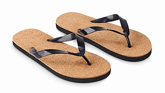 Cork beach slippers M