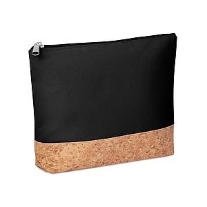 Cork & cotton cosmetic bag