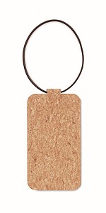 Cork luggage tag