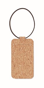 Cork luggage tag