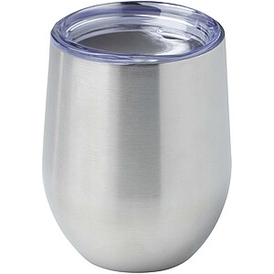Corzo 350 ml RCS certified recycled stainless steel copper vacuum insulated cup, silver
