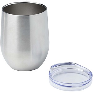 Corzo 350 ml RCS certified recycled stainless steel copper vacuum insulated cup, silver