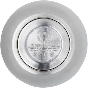 Corzo 350 ml RCS certified recycled stainless steel copper vacuum insulated cup, silver