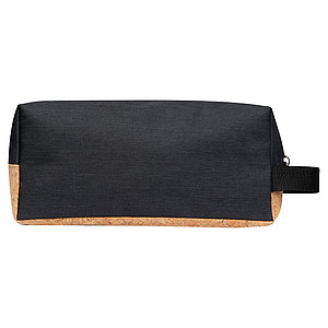 Cosmetic bag with cork bottom
